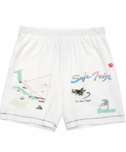 Jungles Bermuda UV Shorts - White