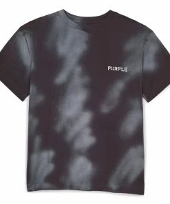 Purple Brand Bleached Tee - Black