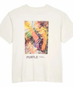 Purple Brand Under The Sun Tee - Ecru