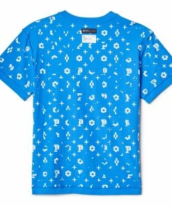 Purple Brand Monogram Tee - Blue