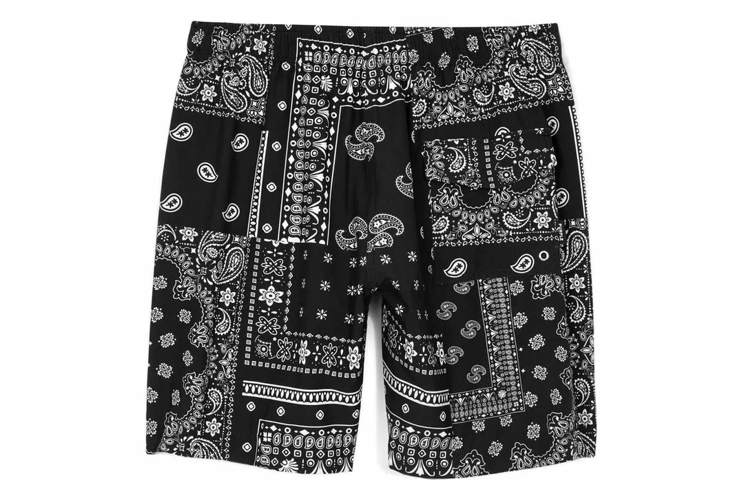 Purple Brand Paisley All-Around Short - Black 2 Purple Brand Paisley All-Around Short - Black