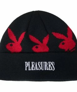 Playboy X Pleasures Jacquard Bunny Beanie - Black