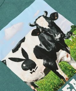 Playboy X Pleasures Moo Tee - Green