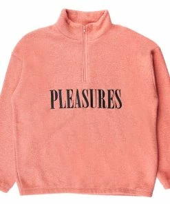 Pleasures Searching Quarter Zip - Peach