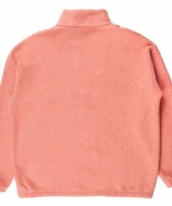 Pleasures Searching Quarter Zip - Peach