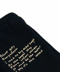 Pleasures Remote Sweatpants - Black