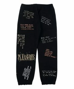 Pleasures Remote Sweatpants - Black