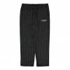 Pleasures Control Striped Easy Pant - Black