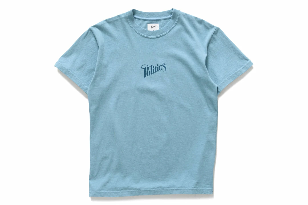 Sneaker Politics Latest Politics Every Days Tee - Provincial Blue 1 Sneaker Politics Latest Politics Every Days Tee - Provincial Blue