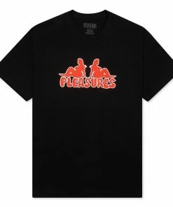 Pleasures Thicc Logo Tee - Black