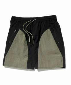 Sneaker Politics Politics Camping Shorts - Black/Olive Latest