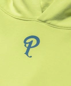 Sneaker Politics Politics Mini P Logo Hoodie - Pigment Lime/Blue Latest 10 Sneaker Politics Politics Mini P Logo Hoodie - Pigment Lime/Blue Latest