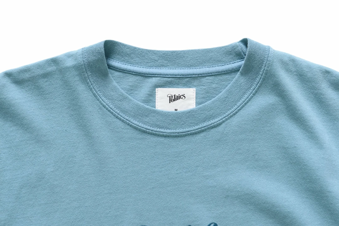 Sneaker Politics Latest Politics Every Days Tee - Provincial Blue 2 Sneaker Politics Latest Politics Every Days Tee - Provincial Blue