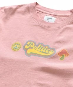 Sneaker Politics Politics Groovy L/S Tee - Mauve Latest