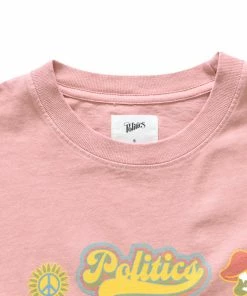 Sneaker Politics Politics Groovy L/S Tee - Mauve Latest