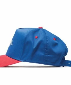 Sneaker Politics Latest Politics Bubble Snapback Hat - Red/Royal Blue