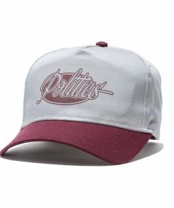 Sneaker Politics Latest Politics Bubble Snapback Hat - Maroon/Grey