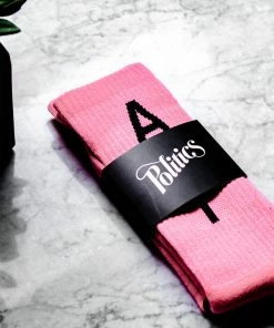 Sneaker Politics Politics Core AOT Socks - Pink Latest