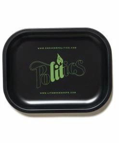 Sneaker Politics Latest Politics X Lit Smoke Shops 4/20 Rolling Tray - Black
