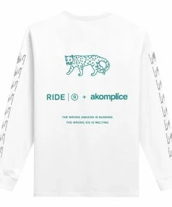 Akomplice X Ride Save Ice L/S Tee - White
