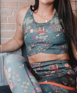 WMNS Puma X Liberty Luxe Bra - Green Gables