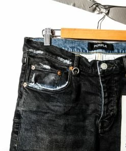 Purple Brand Slim Fit Low Rise - Mid Indigo Resin