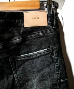 Purple Brand Slim Fit Low Rise - Mid Indigo Resin