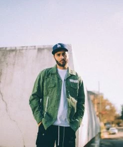 Sneaker Politics Shop 22 Purple Brand Fatigue Shirt Framis Tape - Khaki