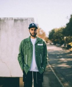 Purple Brand Fatigue Shirt Framis Tape - Khaki