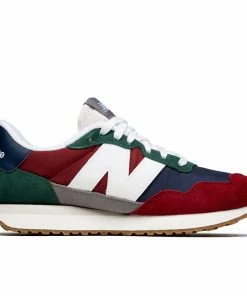 New Balance MS237EA - Scarlet/Team Forest Green