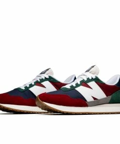 New Balance MS237EA - Scarlet/Team Forest Green