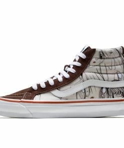 Vans Vault X Javier Calleja OG SK8-Hi LX - Brown/White/Print