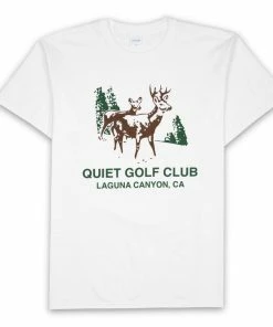 Quiet Golf Laguna Canyon Tee - White