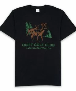 Quiet Golf Laguna Canyon Tee - Black
