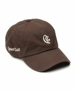 Quiet Golf Monogram Hat - Brown