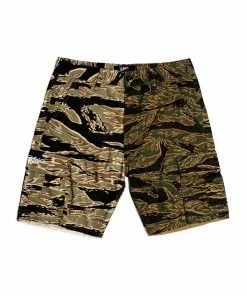 Sneaker Politics Latest Politics Camo Cargo Shorts - Black/Brown/Green/Multi