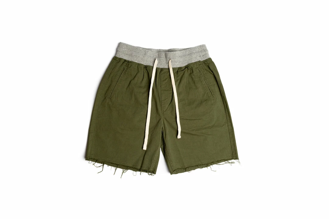 Sneaker Politics Politics Bermuda Shorts - Olive 1 Sneaker Politics Politics Bermuda Shorts - Olive