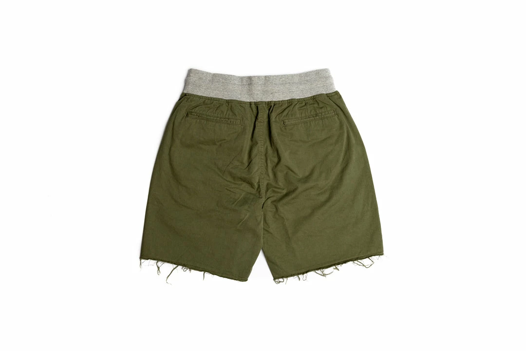 Sneaker Politics Politics Bermuda Shorts - Olive 2 Sneaker Politics Politics Bermuda Shorts - Olive