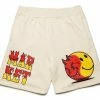 Latest Market Smiley Good Vs Evil Sweatshorts - Cream