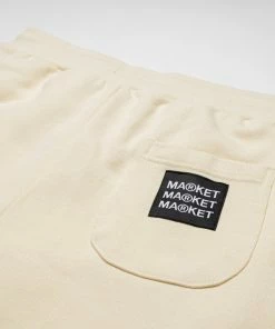 Latest Market Smiley Good Vs Evil Sweatshorts - Cream