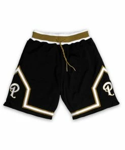 Sneaker Politics Latest Politics X Mitchell & Ness Team Shorts - Black/Gold