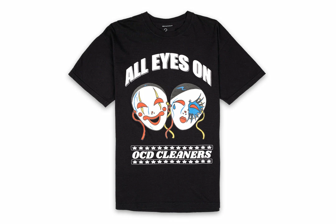 OCD Cleaners Eyes Tee - Black 1 OCD Cleaners Eyes Tee - Black