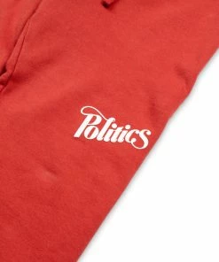 Sneaker Politics Latest Politics Every Days Sweatpants - Red Punch
