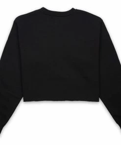 Sneaker Politics Latest WMNS Politics Fleur De Lis Crop Top - Black