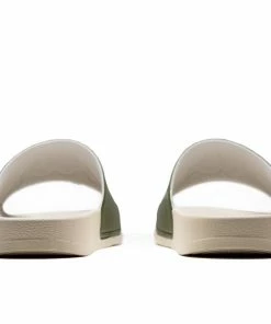 Kappa Authentic Adam 2 Slides - Olive/White