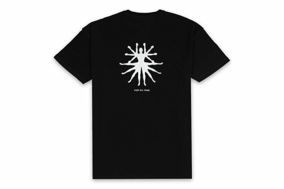 Purple Brand For All Kind Tee - Wash Black 2 Purple Brand For All Kind Tee - Wash Black