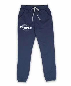 Purple Brand Signs And Wonders Joggers - Midnight Navy