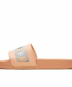 Kappa 222 Banda Adam 18 Slides - Peach/Grey