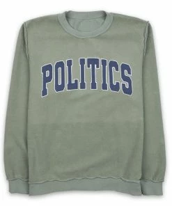 Sneaker Politics Politics Collegiate Crewneck - Iceberg Green Latest
