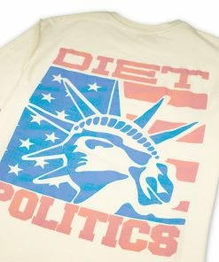 Sneaker Politics Latest Politics X Diet Starts Monday Liberty Tee - Antique White